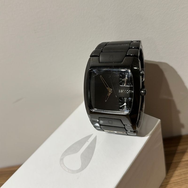 Relógio Nixon Banks All Black | Relógio Masculino Nixon Usado