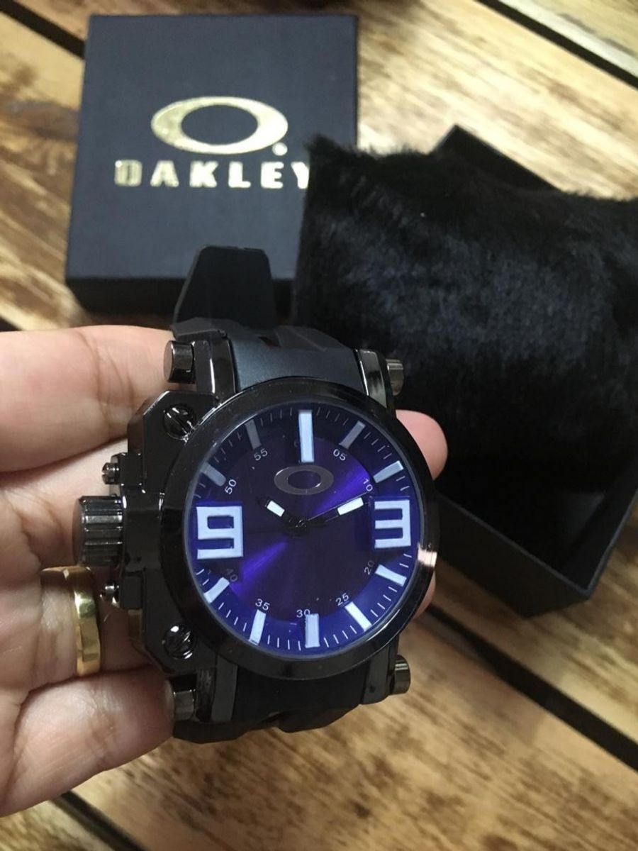 oakley gearbox titanium watch