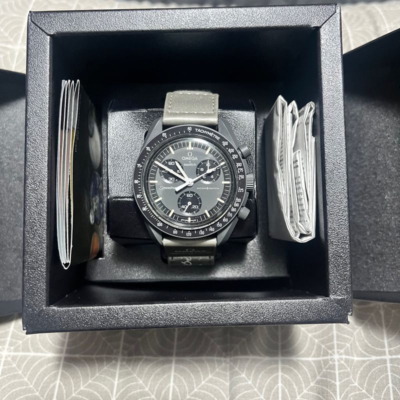 Relógio Omega X Swatch Bioceramic Moonswatch Mission To Mercury