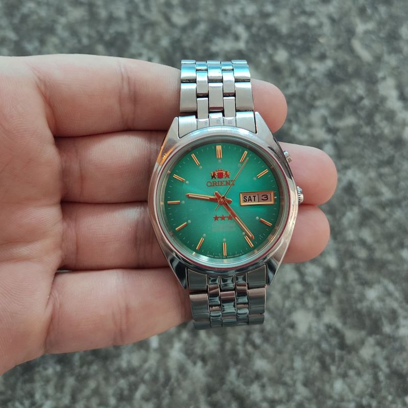 Relógio Orient Masculino Crystal 21 Jewels Relógio