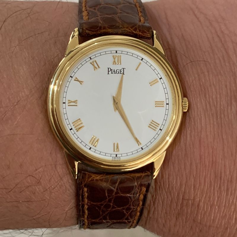 Rel gio Piaget Gouverneur Classique Ultra Thnin em Ouro Maci o 18k