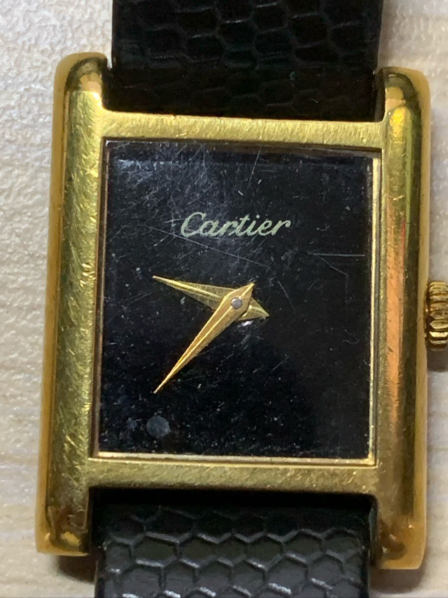 relogio cartier ouro 18k