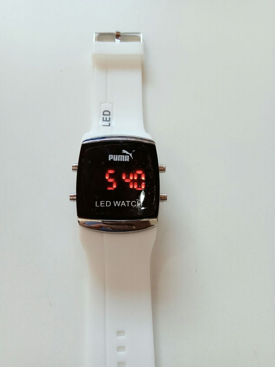 relogio masculino led puma