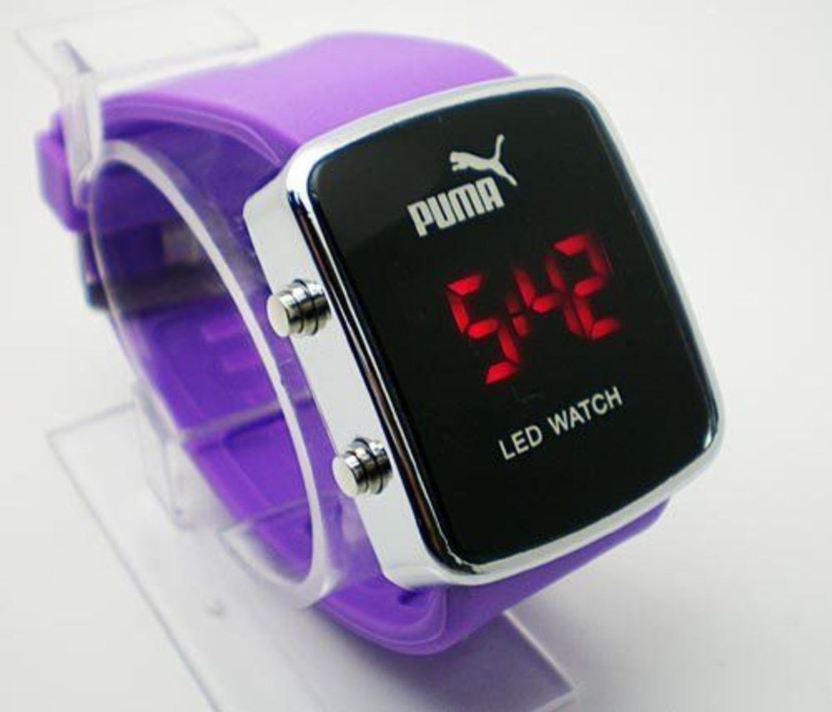 relogio digital puma led watch