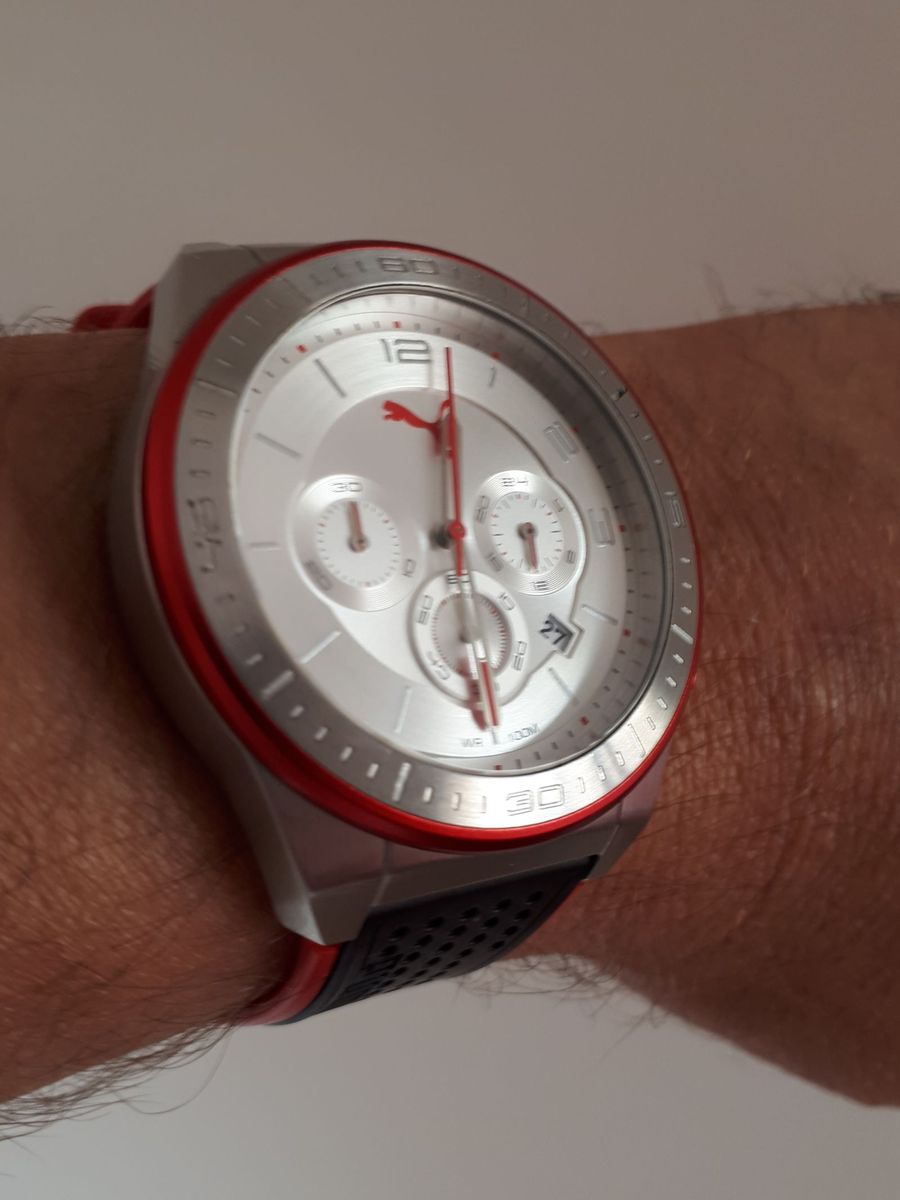 relogio puma water resistant 5 bar