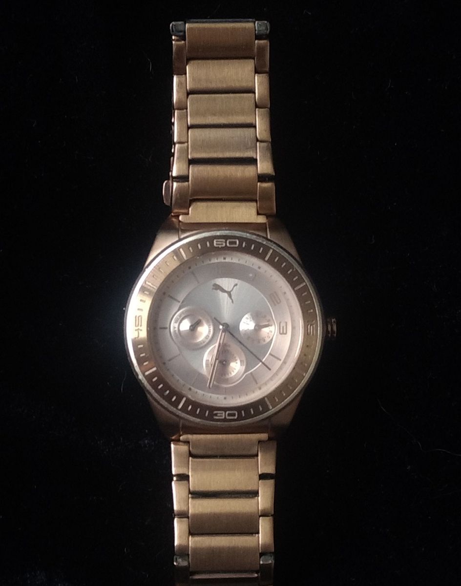 relogio puma rose