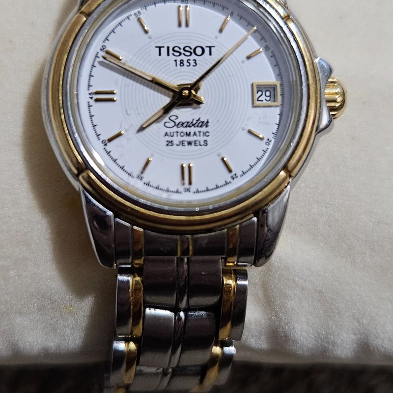 Rel gio Seastar Automatic 25 Jewels Rel gio Feminino Tissot Usado 87822409 enjoei