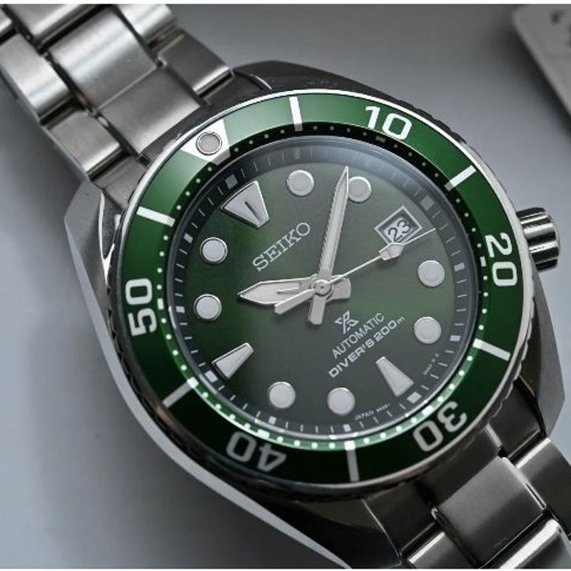 Rel gio Seiko Sum Green Calibre 6r35 Made In Japan Rel gio Masculino Seiko Usado 89325309 enjoei