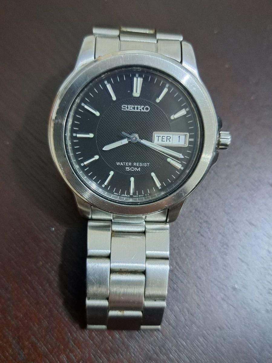 Relógio Seiko Vintage 7n43-8309 5 Bar | Relógio Masculino Seiko Usado  80930851 | enjoei