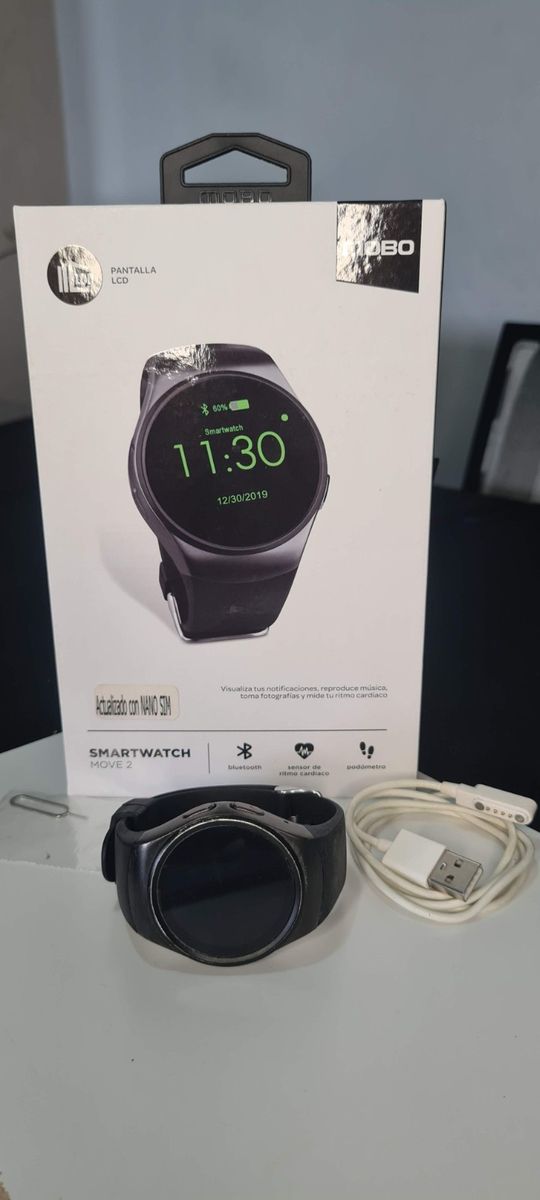 Relogio Smartwatch Mobo Move 2 Mbsw 2.0 Celular Mobo Usado 94237394 enjoei