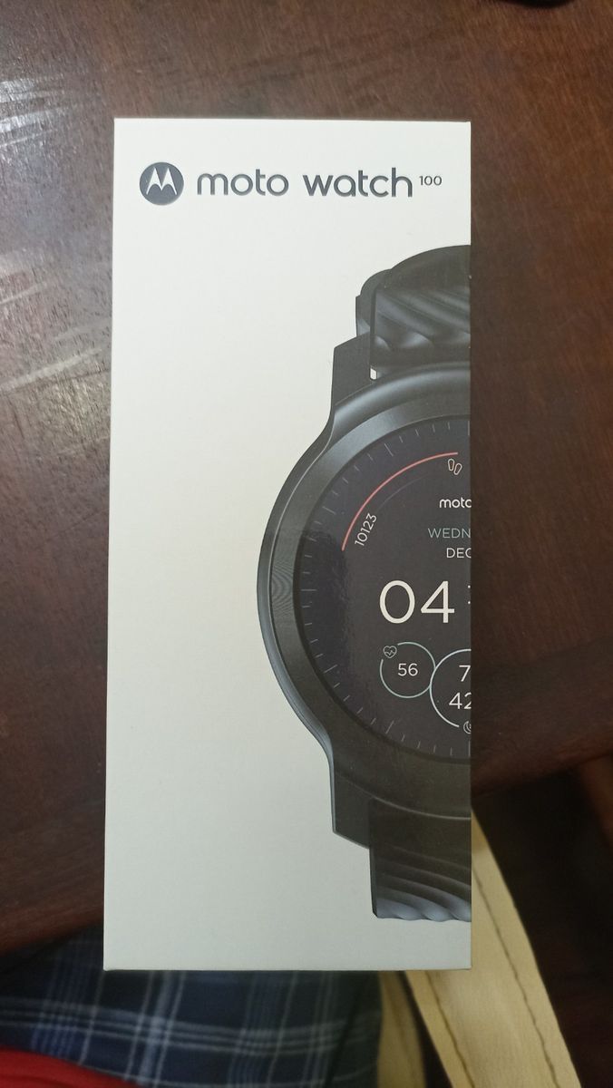 Relógio Smartwatch Motorola Moto Watch 100 Phantom Black | Relógio ...