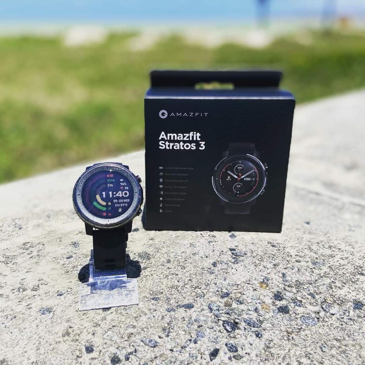 Rel Gio Smartwatch Xiaomi Amazfit Stratos Gps Atm No Novo Rel Gio