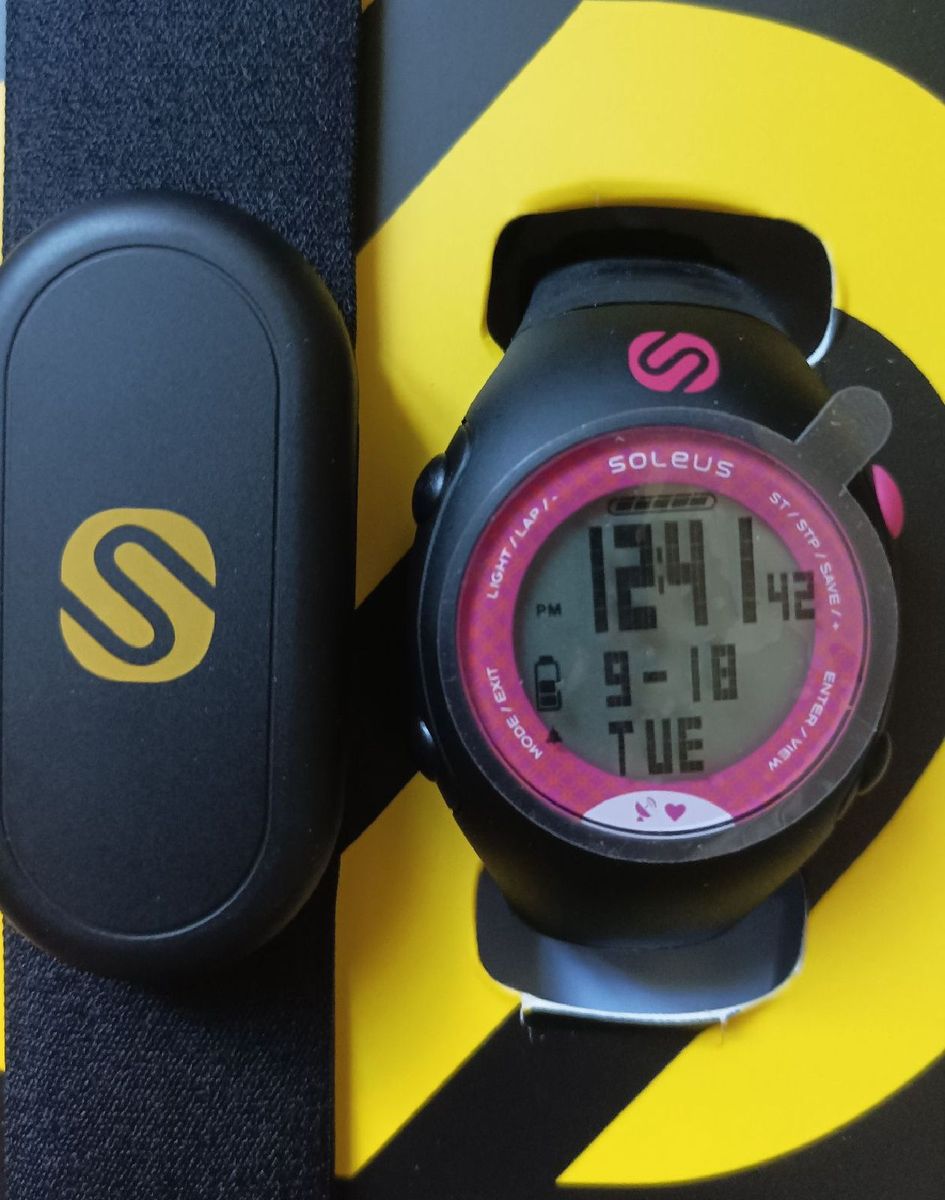Relógio Soleus Gps Mini+monitor Frequência Cardíaca Hrm Sintoniza