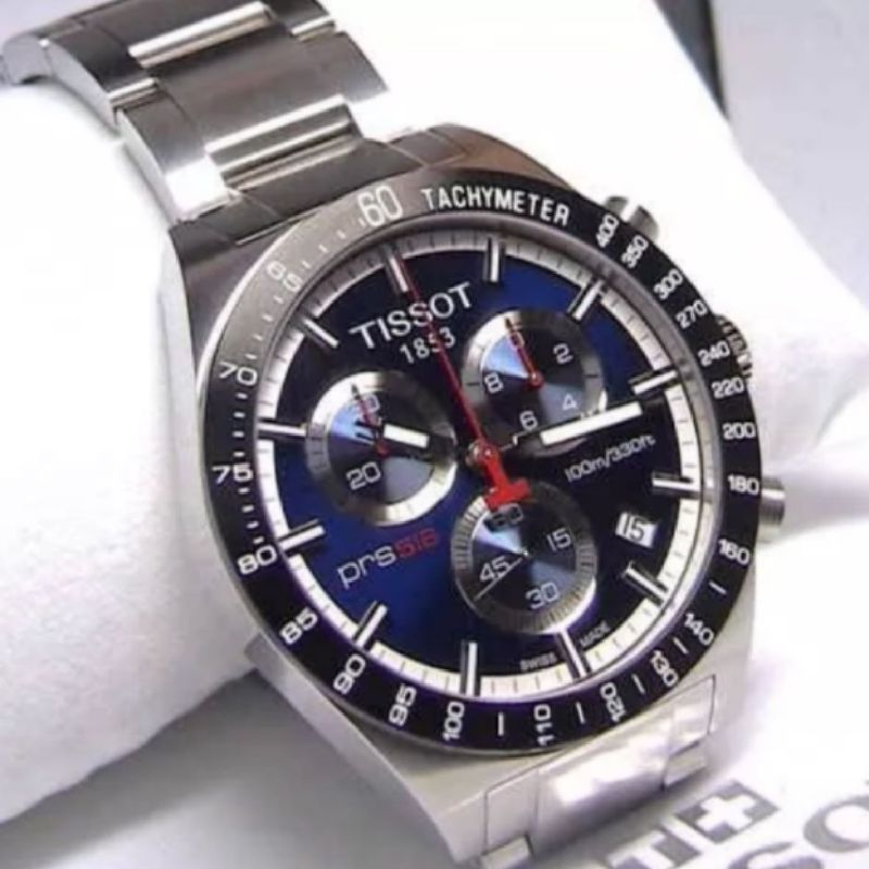 Rel gio Su o Tissot Fundo Azul Prs516 Safira Original Rel gio