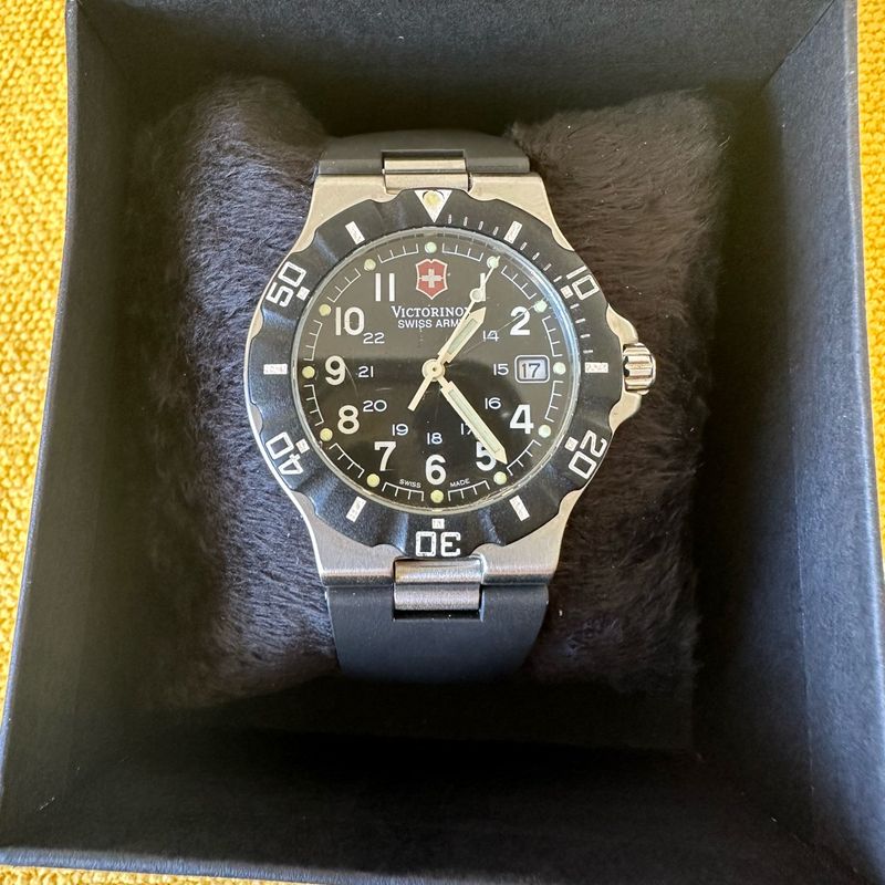 Victorinox Summit XLT 黒 Relógio original Victorinox Black Summit XLT 39mm, quar