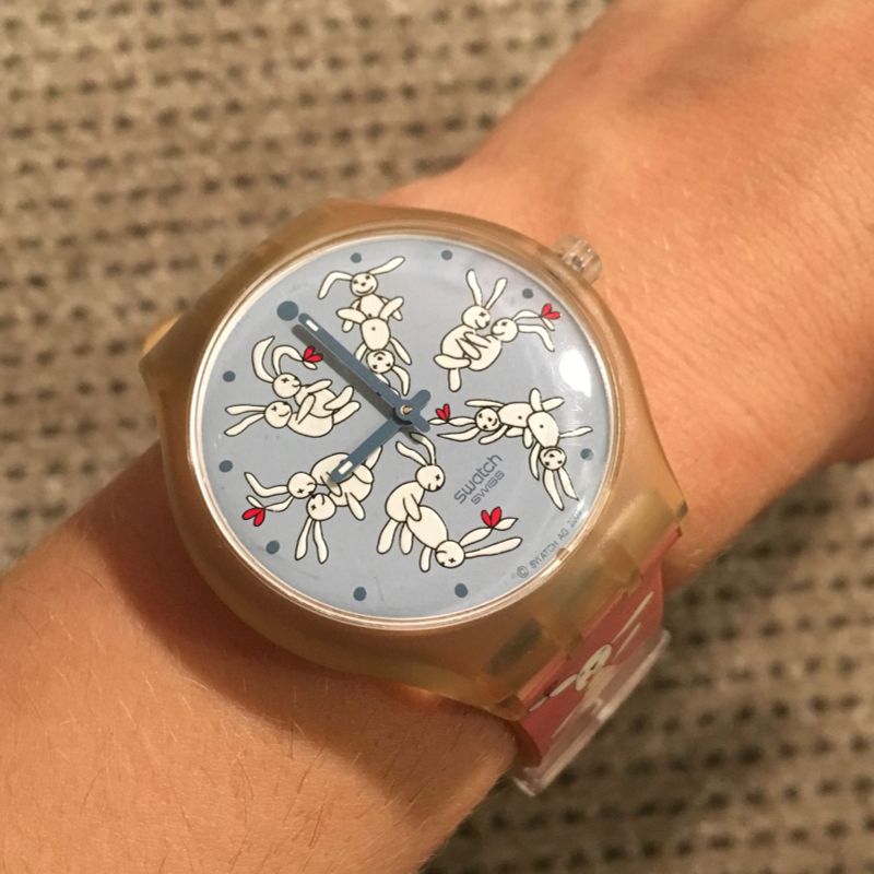 Relógio Swatch Bunny Sutra | Relógio Feminino Swatch Usado