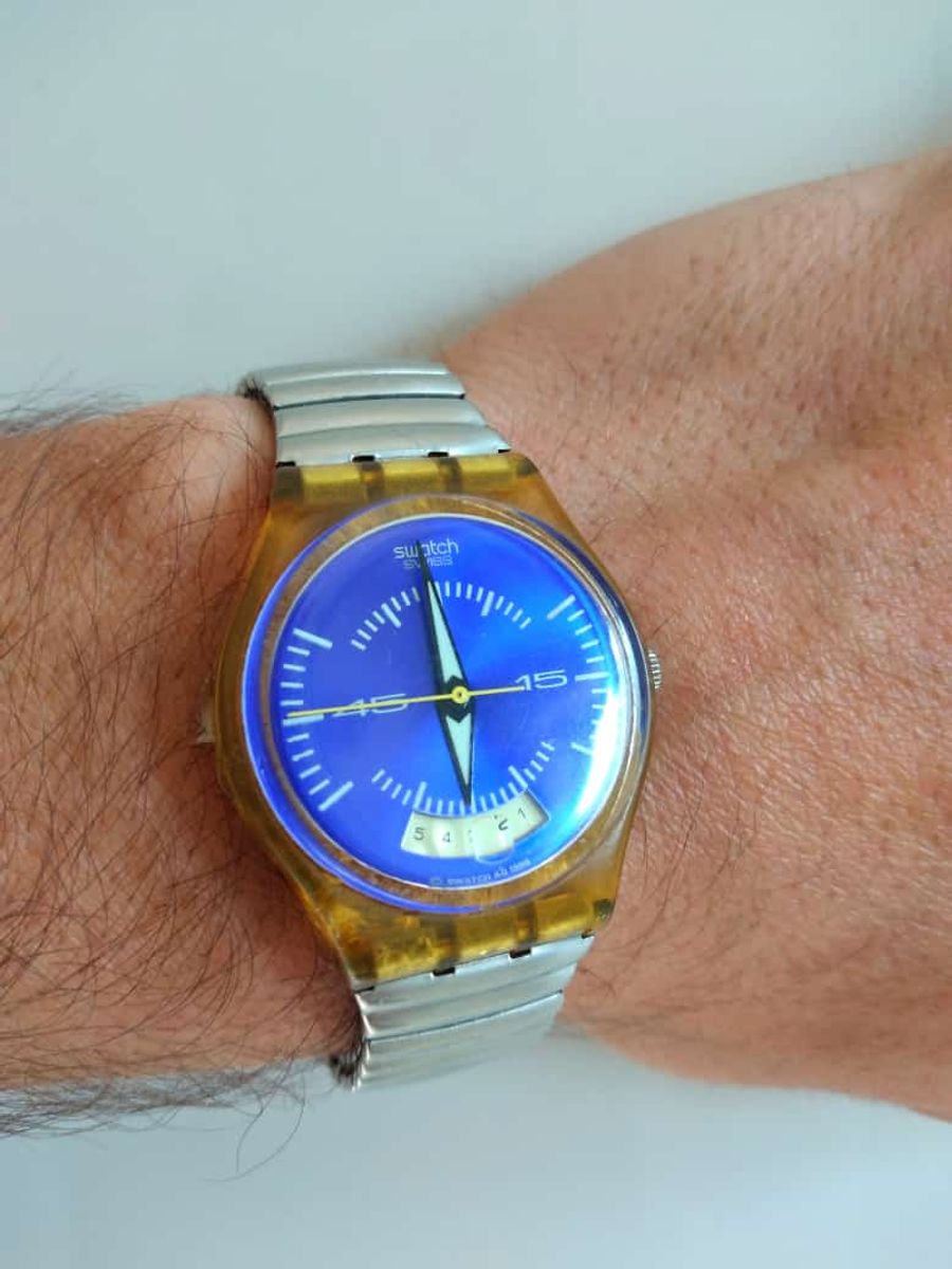 Relógio Swatch Funcionando - Vintage Original Antigo | Relógio ...