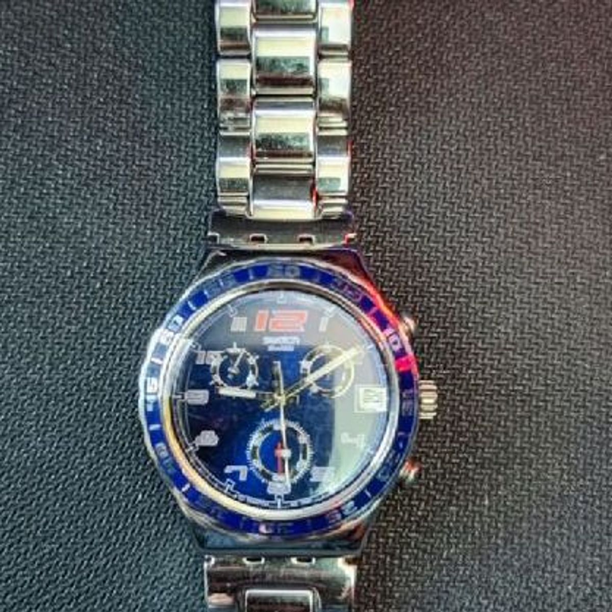 Relógio Swatch Irony Chonograph | Relógio Masculino Swatch Usado ...