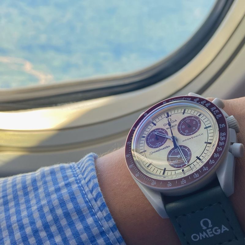 Relogio Swatch Omega Moonswatch - Mission To Pluto | Omega Usado