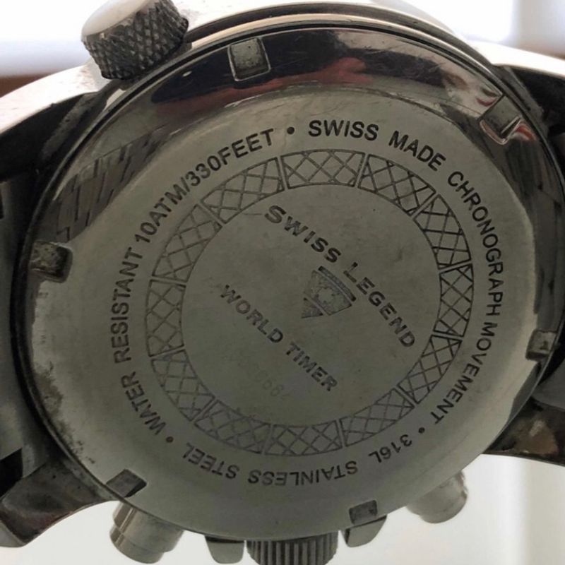 Relogio Swiss Legend World Timer Swiss Legend World Timer Usado 65699060 enjoei