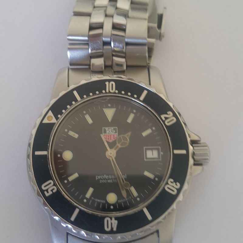 Rel gio Tag Heuer 1500 Professional Wd1210 g 20. Rel gio Masculino Tag Heuer Nunca Usado 22620442 enjoei