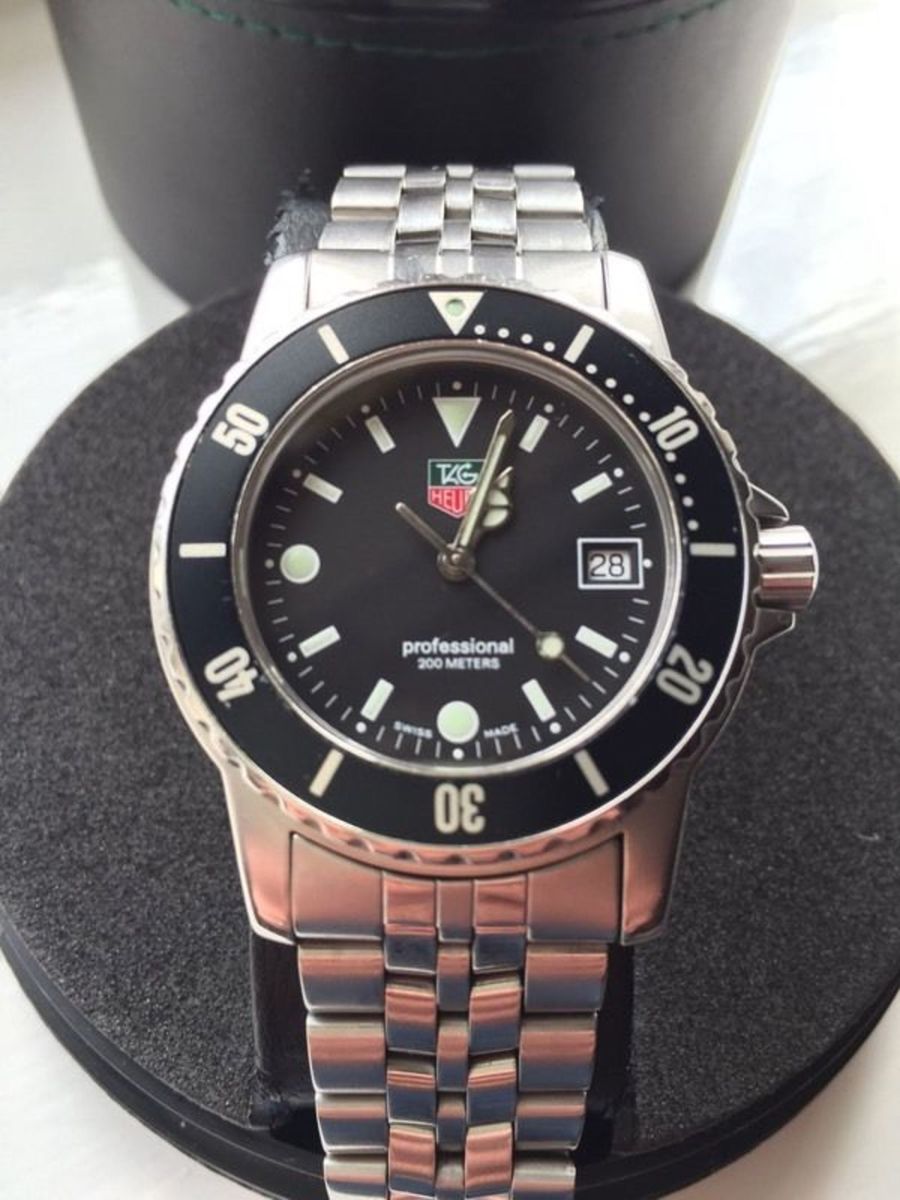 Rel gio Tag Heuer 1500 Professional Wd1210 g 20. Rel gio Masculino Tag Heuer Nunca Usado 22620442 enjoei