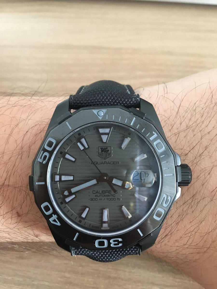 Rel gio Tag Heuer Aquaracer Black Phantom Rel gio Masculino Tag