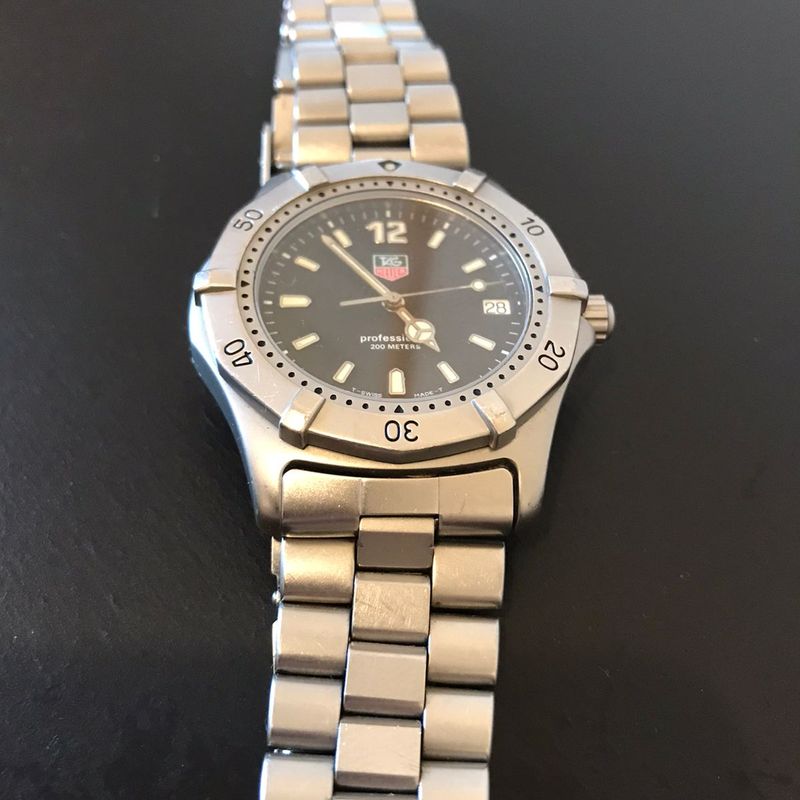 Rel gio Tag Heuer Aquaracer Serie 2000 Usado 38mm Vidro de Safira Rel gio Masculino Tag Heuer Usado 72949810 enjoei