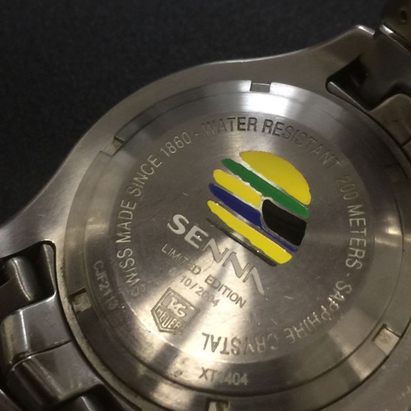 Rel gio Tag Heuer Ayrton Senna Link Original Edi o Limitada