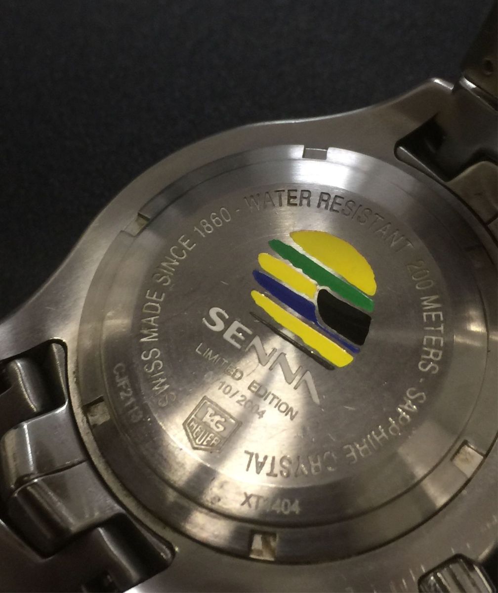 Rel gio Tag Heuer Ayrton Senna Link Original Edi o Limitada Rel gio Masculino Tag Heuer Usado 14959999 enjoei