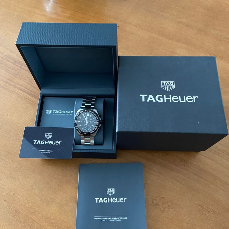 Rel gio Tag Heuer F rmula 1 Caz1010 Zerado Rel gio Masculino Tag Heuer Usado 95478341 enjoei