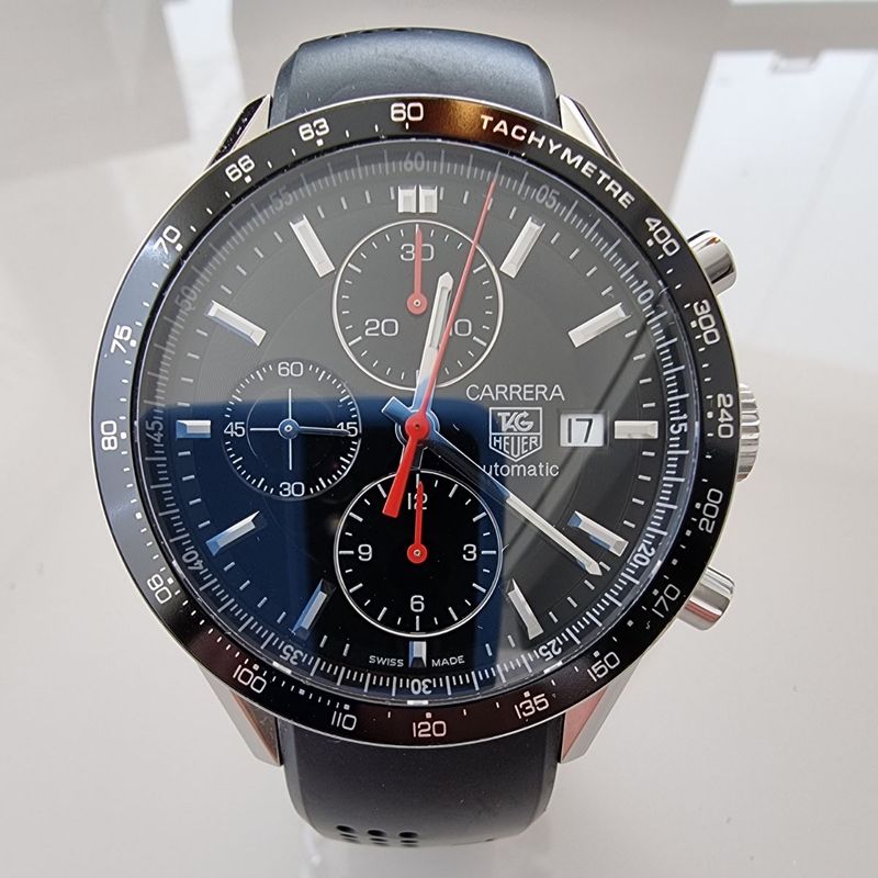 Rel gio Tagheuer Carrera Calibre 16 Juan Manuel Fangio Cv2014 3 41m Original Nov ssimo Rel gio Masculino Tagheuer Usado 92776987 enjoei