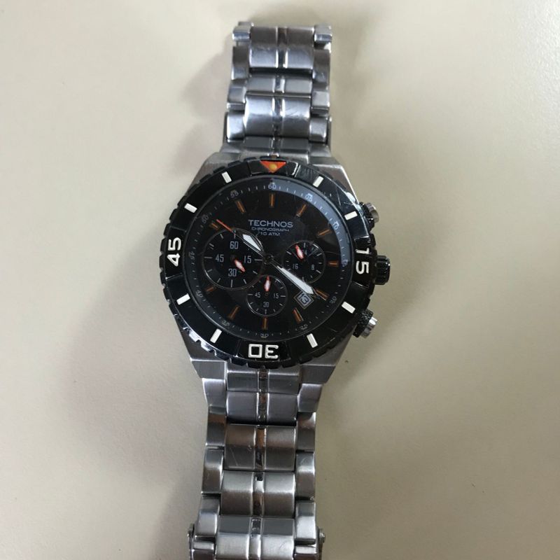 Technos clearance chronograph 10atm