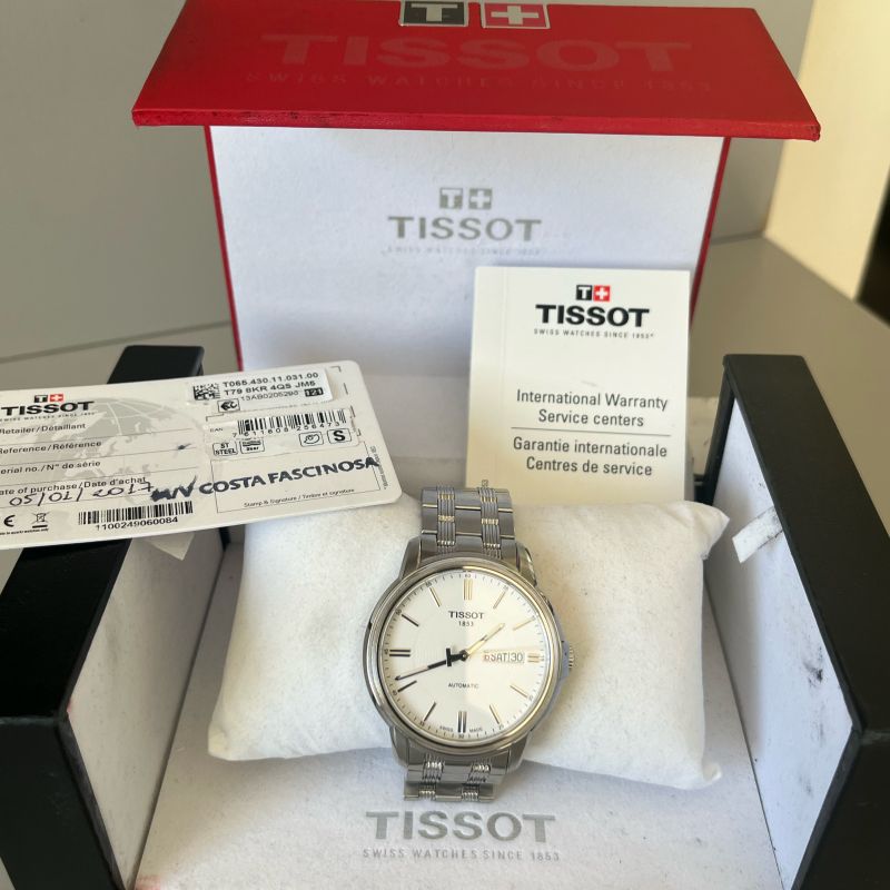 Tissot T classic Autom tico T065.430.11.031.00 Rel gio Masculino Tissot Usado 72241737 enjoei