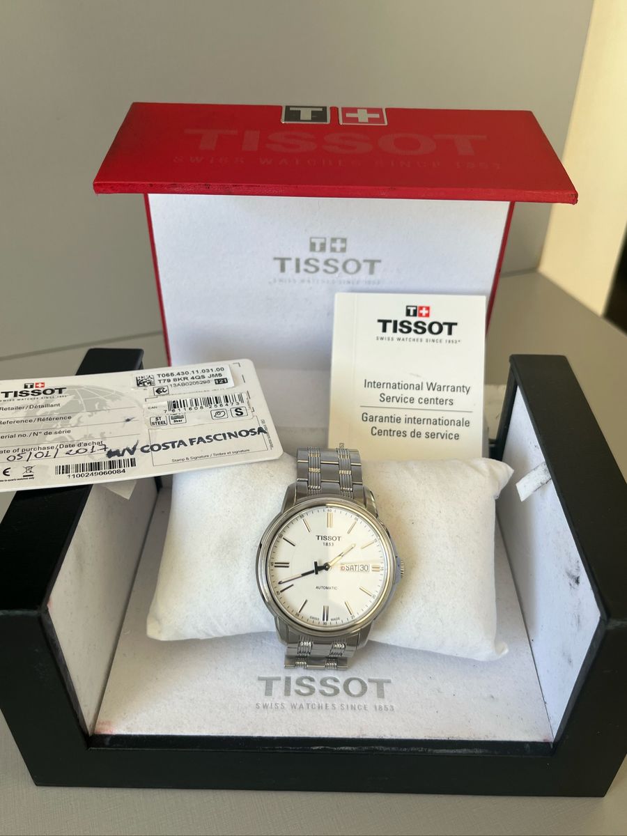 Tissot T classic Autom tico T065.430.11.031.00 Rel gio Masculino Tissot Usado 72241737 enjoei