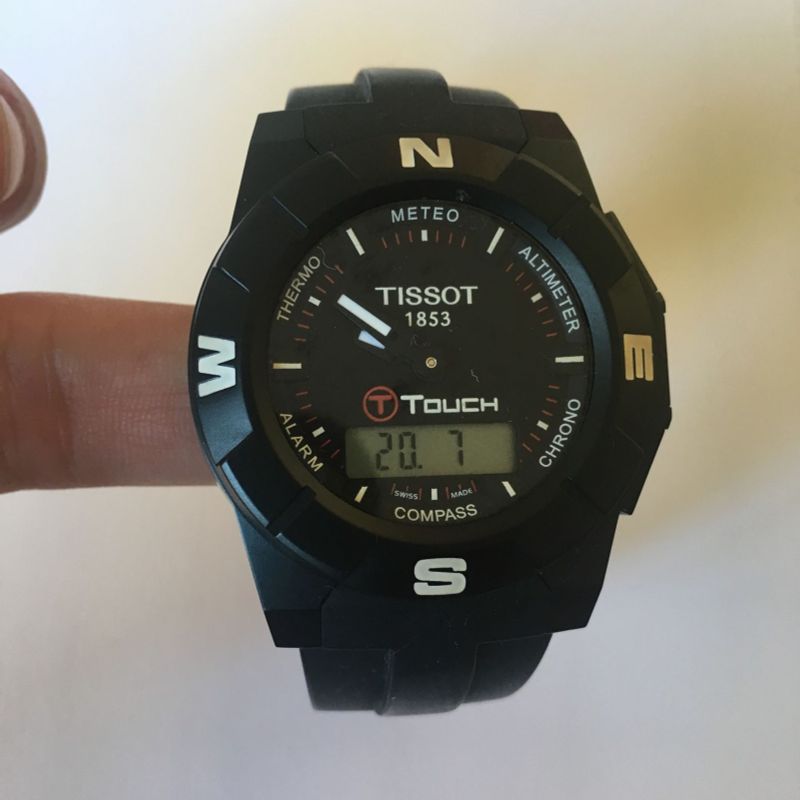 Relogio Tissot Modelo T Touch Black Rel gio Masculino Tissot