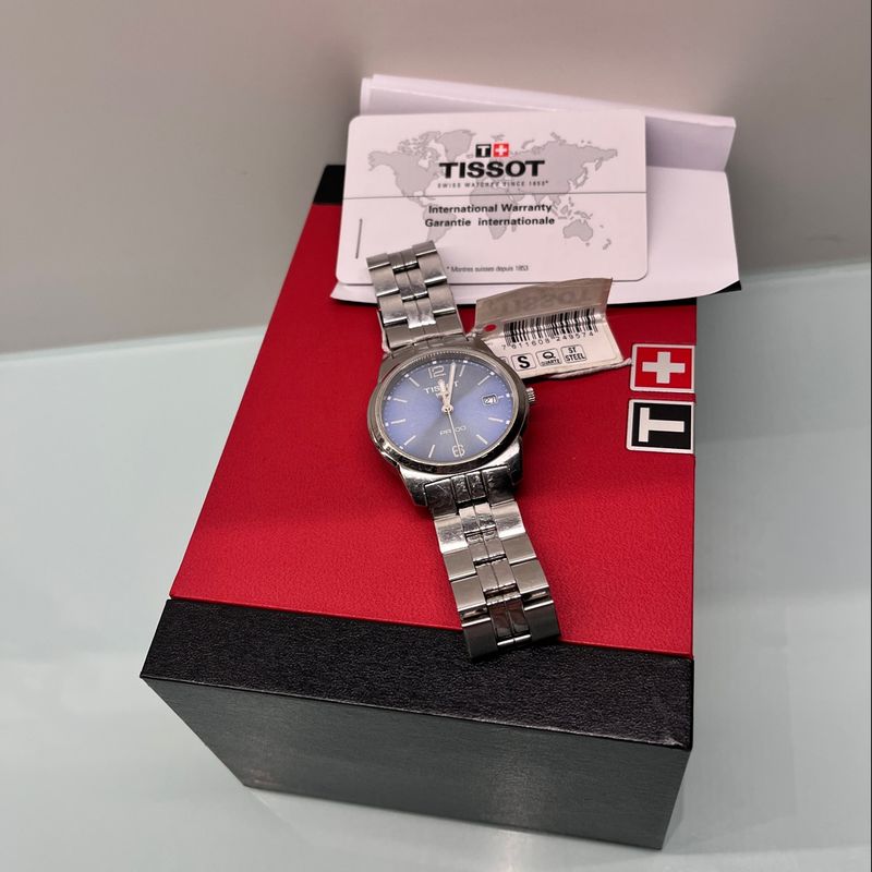 Rel gio Tissot Pr100 Original Cristal Safira e Tit nio Anal gico Classic Rel gio Masculino Tissot Usado 89227705 enjoei