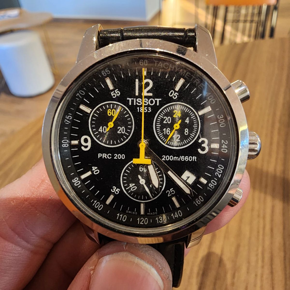時計 TISSOT PRC200 T055.417 Relógio Tissot Prc 200 Preto T055.417.17.057.00 | Tissot Usado