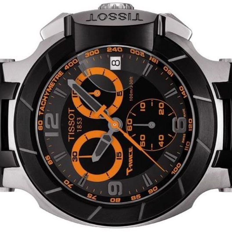 Relogio Tissot Preto Laranja Caixa Manual Rel gio Masculino Tissot Nunca Usado 19635237 enjoei