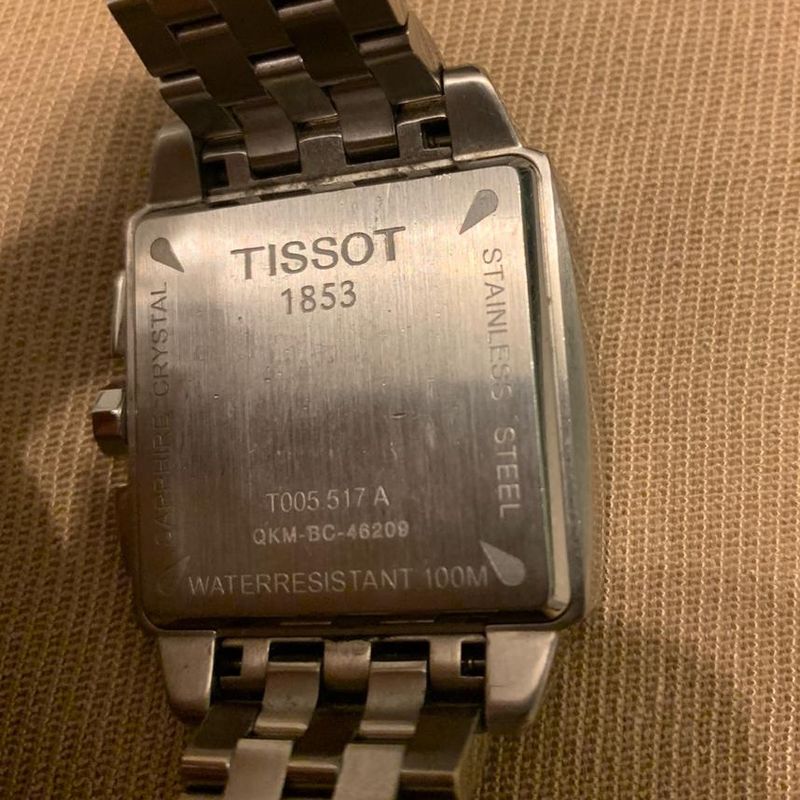 Rel gio Tissot Quadrado Rel gio Masculino Tissot Usado 39931000 enjoei