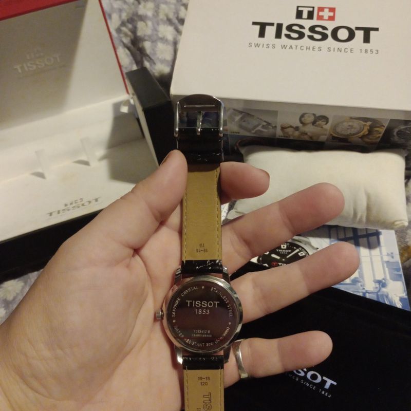 Rel gio Tissot Su o Original Na Caixa com Certificado N mero de Serie Completo Rel gio Masculino Tissot Usado 90384379 enjoei