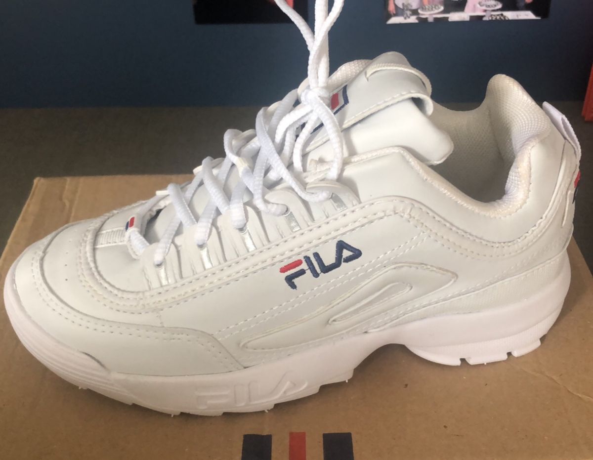 tenis fila branco replica