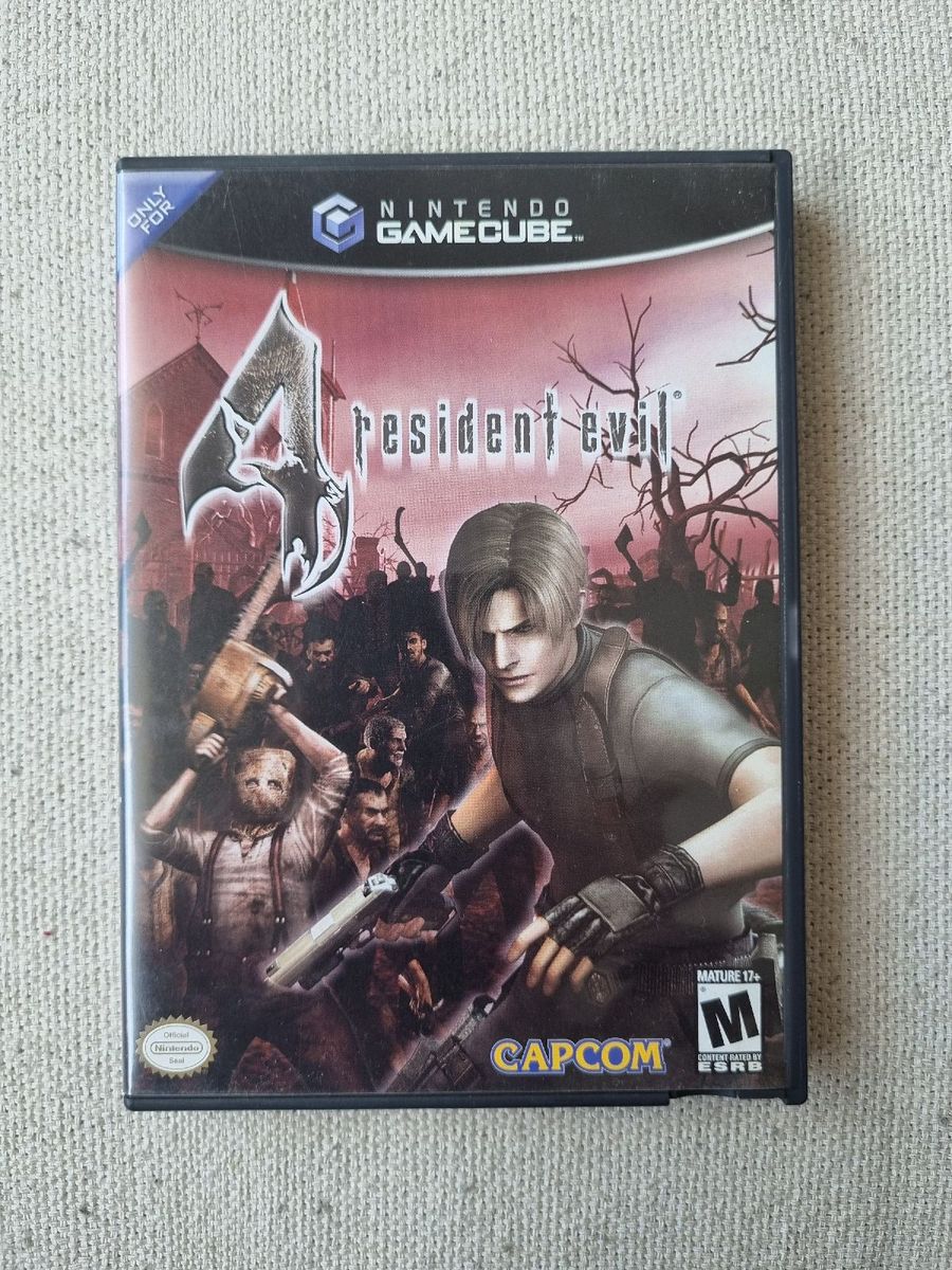 Resident Evil 4 (gamecube) - Black Label 100% Completo (cib) | Jogo de ...