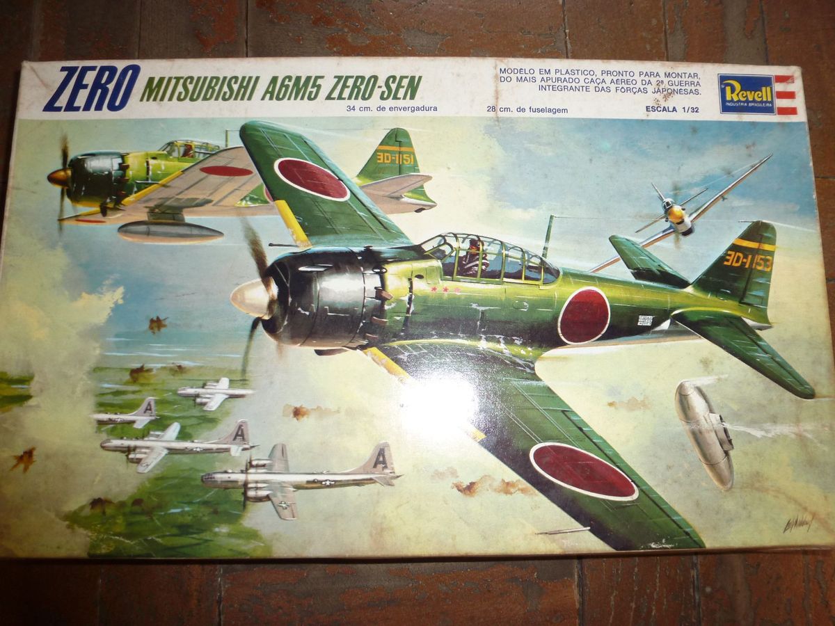 Revell - Zero Mitsubishi A6m5 Zero-Sen 1/32 | Produto Vintage e