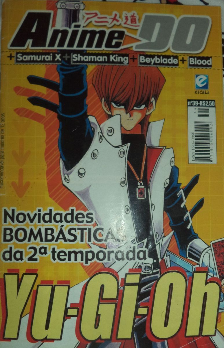 Kit de revistas de anime capa Naruto Akira e Bleach: Otaku USA