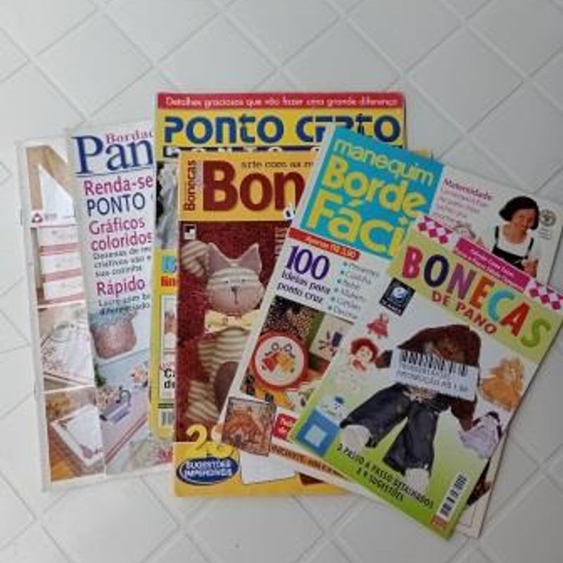 Revista Artesanato Kit com 6, Usado 96087941🦒 Descubra o melhor da ...