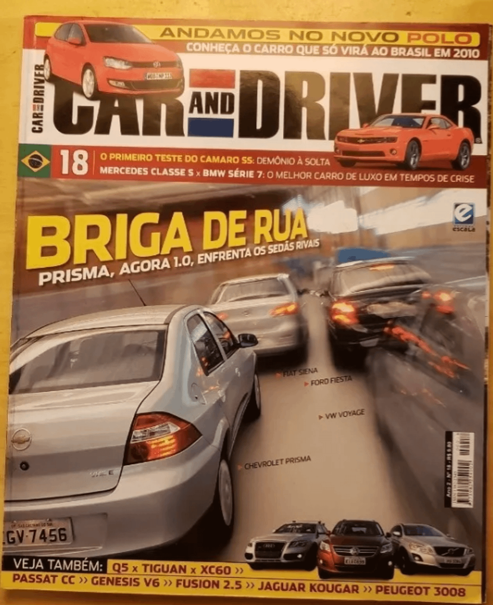 Revista Car And Driver - Brasil - Ed. 18 | Livro Car And Driver Usado
