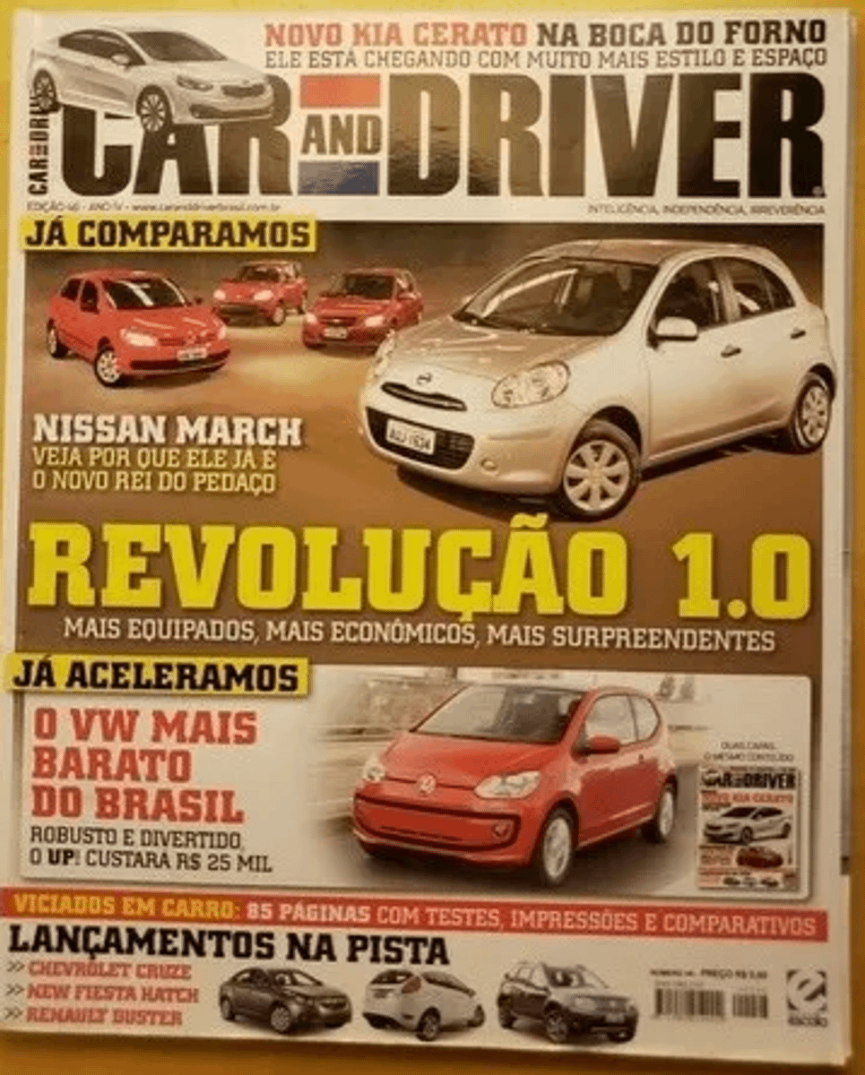Revista Car And Driver - Brasil - Ed. 46 | Livro Car And Driver Usado