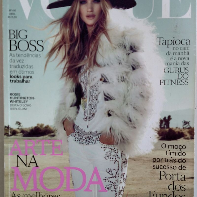 Revista de Moda Vogue, Item de Papelaria Vogue Usado 64790929