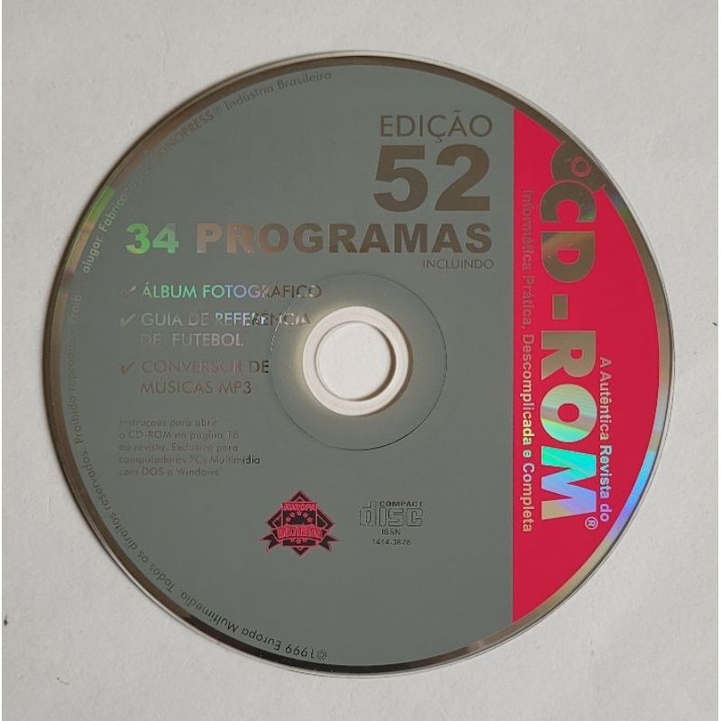 その他 Vintage Collection CD-ROM Revista do Cd-Rom N° 52 - Pc | Revista/Cd-Rom Usado 88649410 | enjoei